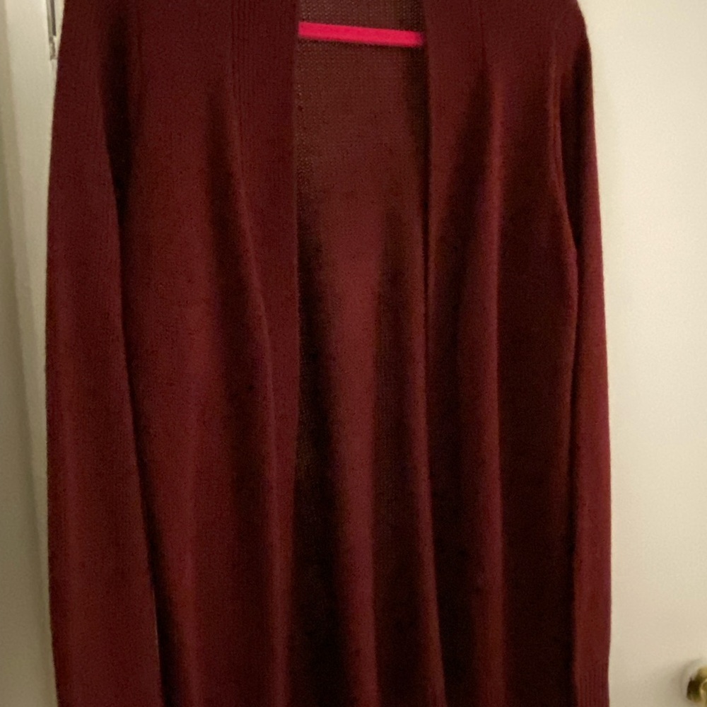 Burgundy sweater